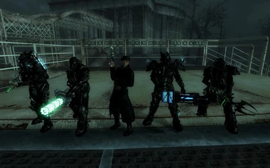 Enclave Commander With his bodyguards