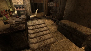 Stairs with tables - for npc not being hiden by bar when sitting