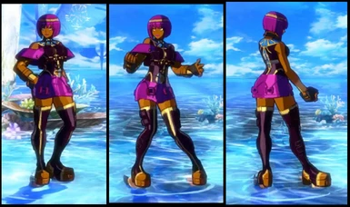 I-No in Street Fighter V Menat Color Texture