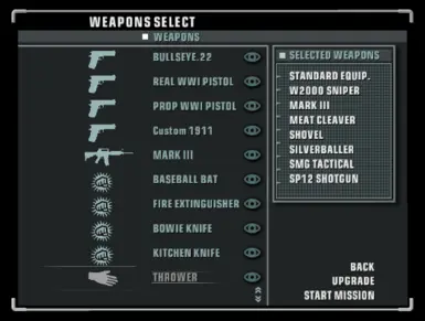 Guns menu 1