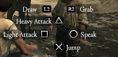 DualShock 3 Buttons for Dragon's Dogma