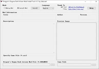 Dragons Dogma Dark Arisen Mod Install Tool