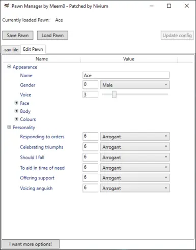 Pawn Manager 0.1.3 - XML fix (only for appearance)