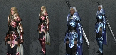 Female>   Rouge & Azure Knight armors (optional)