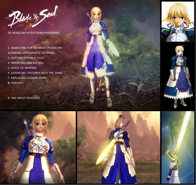 Character Modeling And Modding Tutorial for Blade and Soul