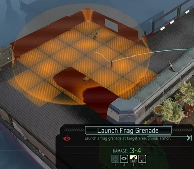Non-tile-snapping grenades