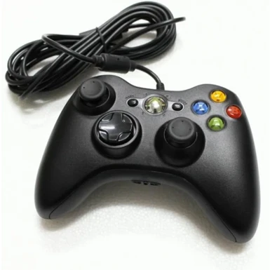 elite official wired gamepad controller black xbox 360 raw