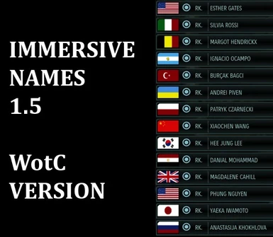 Immersive Names WotC