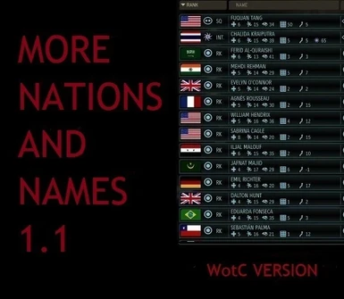 More Nations and Names WotC