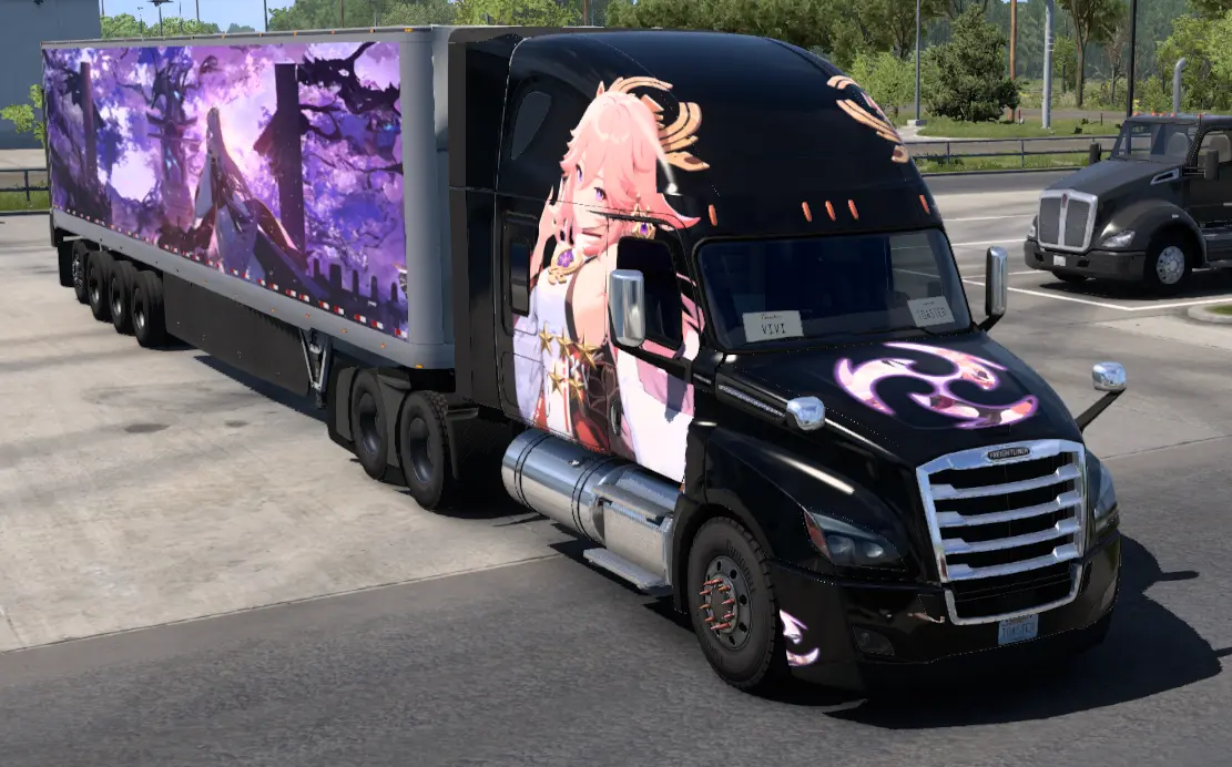 Yae Miko Cascadia Skin at American Truck Simulator Nexus - Mods and ...