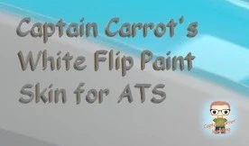 Captain Carrot's White Flip Paint Skin for ATS V1.4