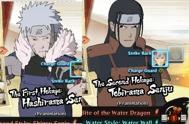 Hashirama Senju VS Tobirama Senju, Naruto Shippuden: Ultimate Ninja Storm  4
