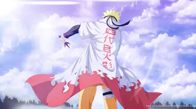 SHR - Naruto (Hokage Cloak) Mod Skin Naruto Shippuden Ultimate Ninja Storm 4  