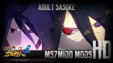Adult Sasuke ultimate Mangekyou Rinnegan And custom rinnegan Plus New costume