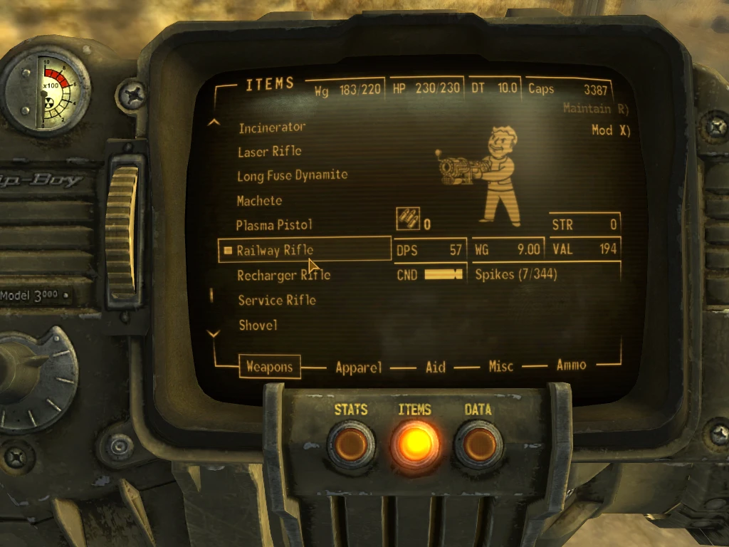 Fallout new vegas снайперская