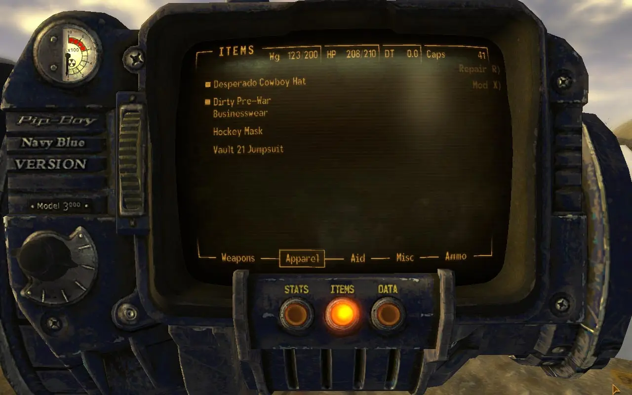 fallout new vegas pip boy mod