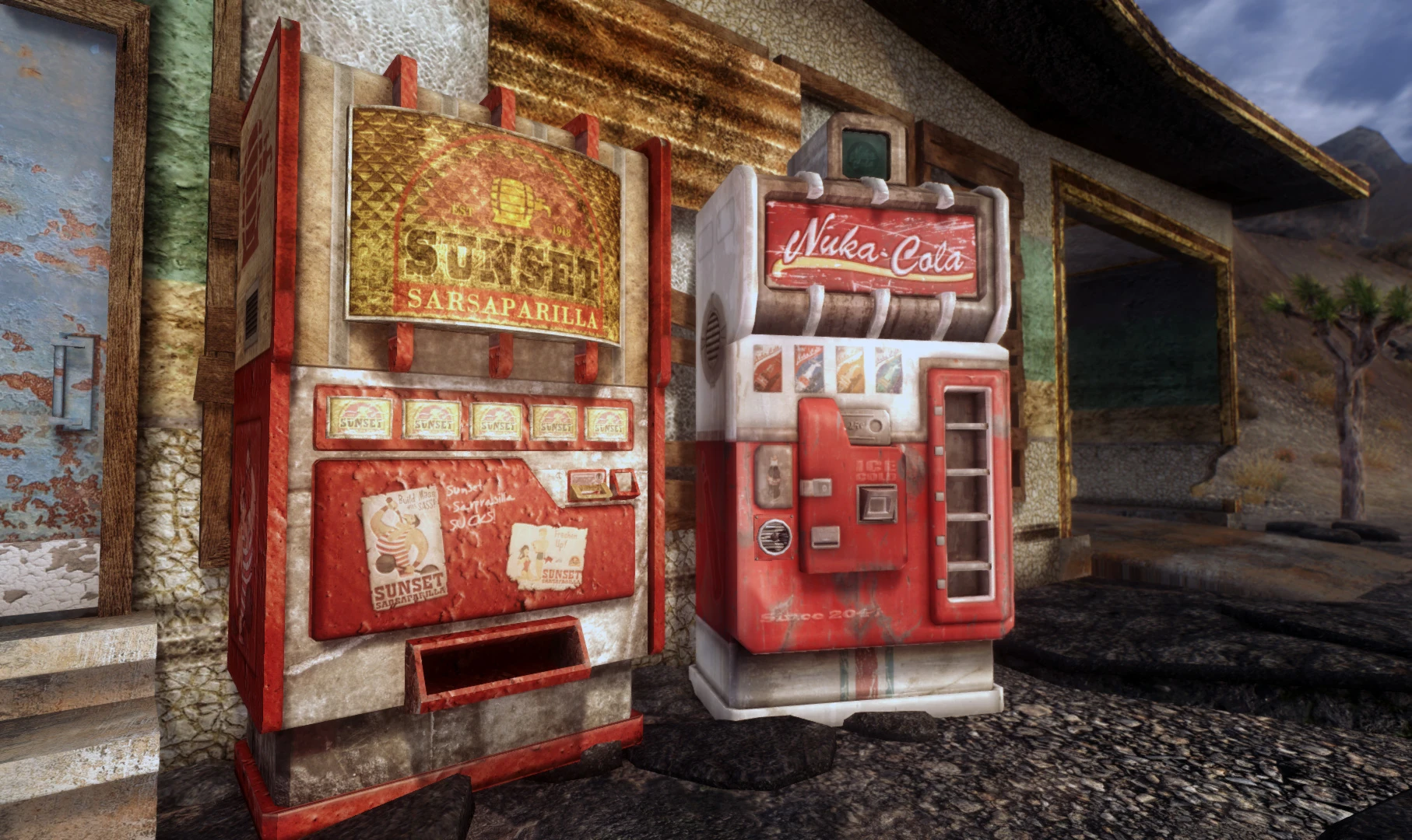 fallout 4 мод игровые автоматы