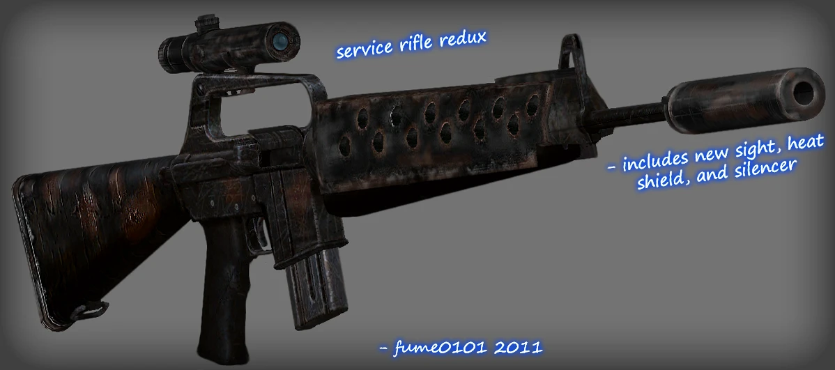 new vegas service rifle