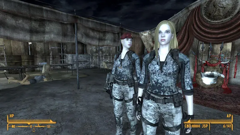 Camo texture for Jill Valentine BSAA Outfit TYPE 3 NV at Fallout New Vegas  - mods and community