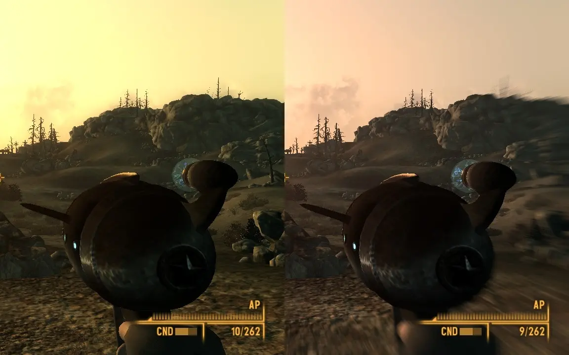 Fallout new vegas screen effects что это