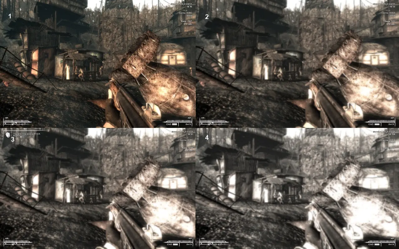 Fallout new vegas screen effects что это