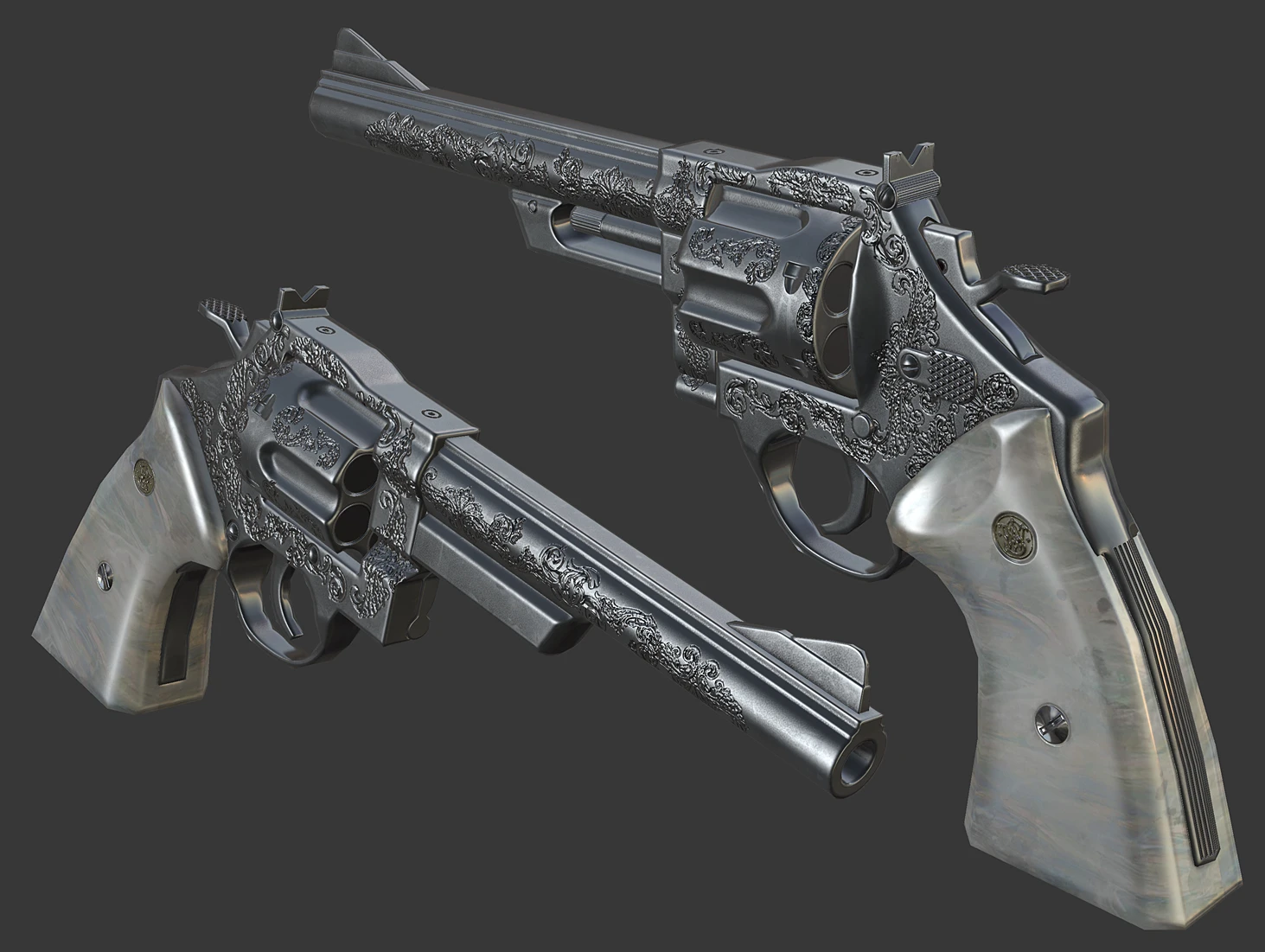 M2045 magnum revolver rifle для fallout 4 фото 32