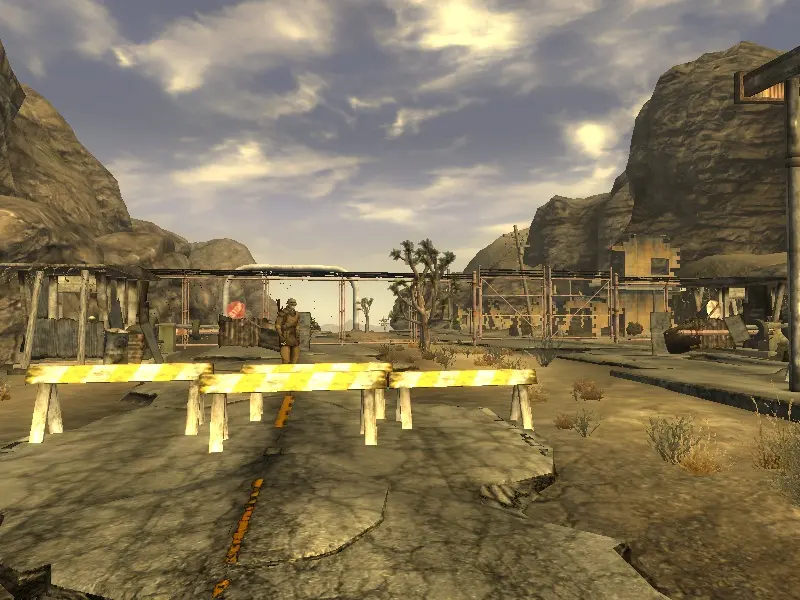 New upgradeable house beyond NCR outpost at Fallout New Vegas - mods ...