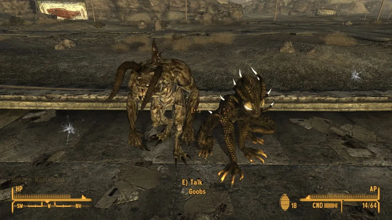 Goobs and Toots the Deathclaw and Tunneler Companions at Fallout New ...