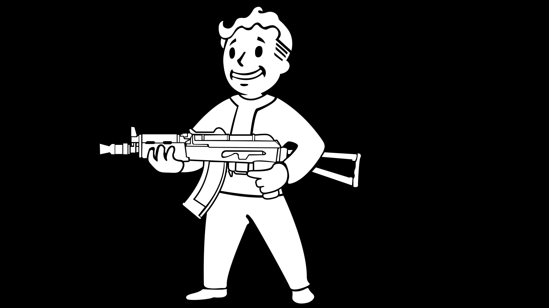 Fallout 4 черно белый фото 56