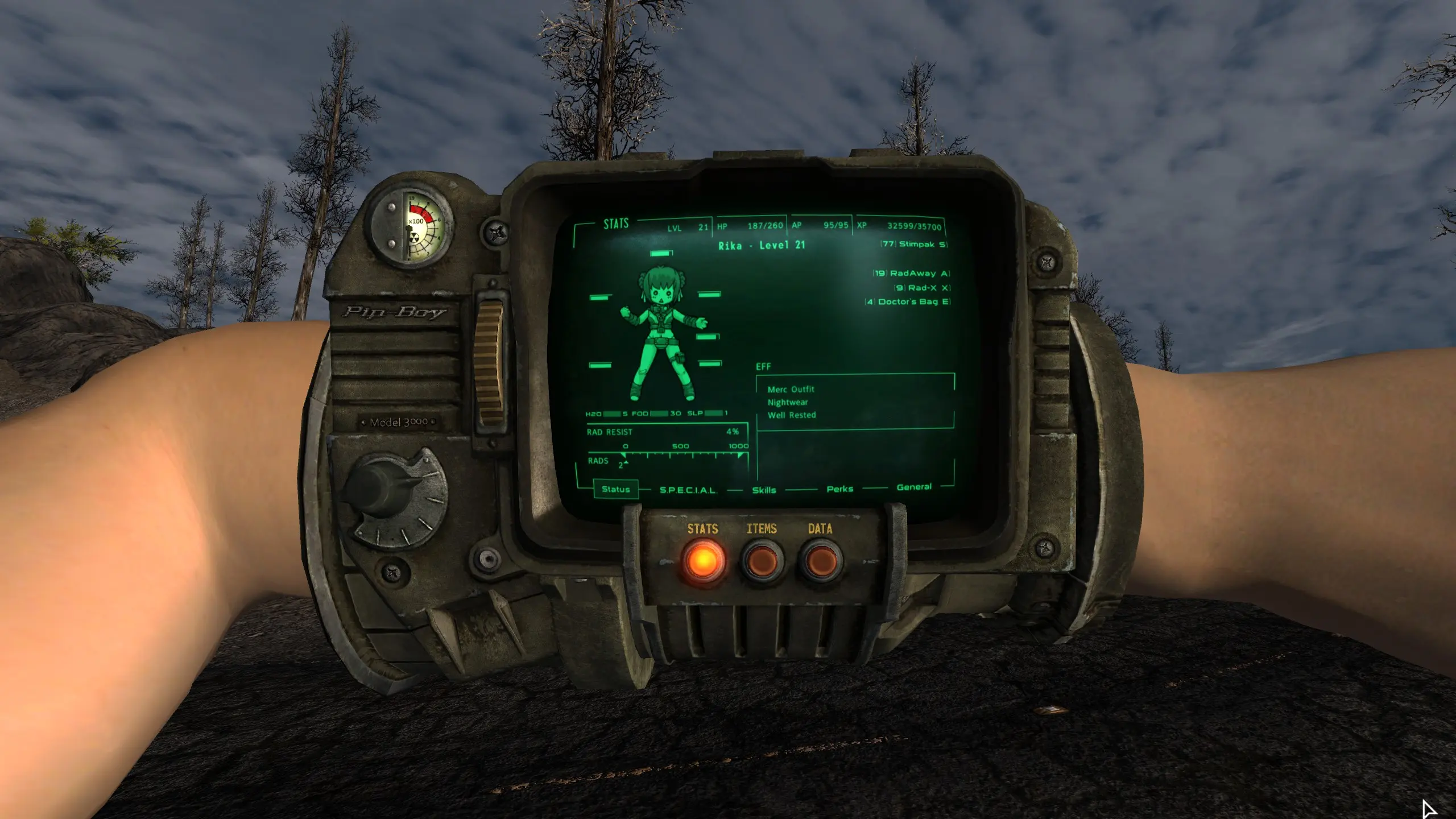 fallout new vegas pip boy mod