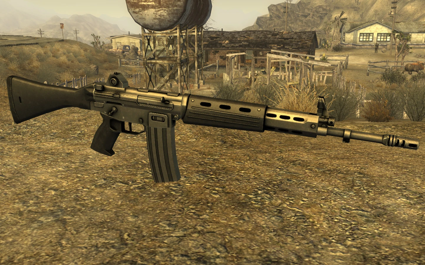 Fallout 4 ak400 штурмовая винтовка фото 46