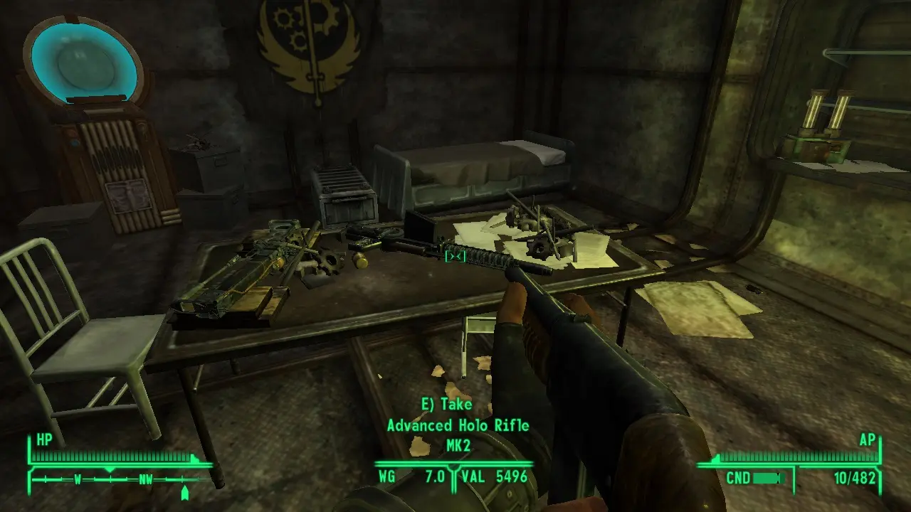 fallout new vegas holorifle mods