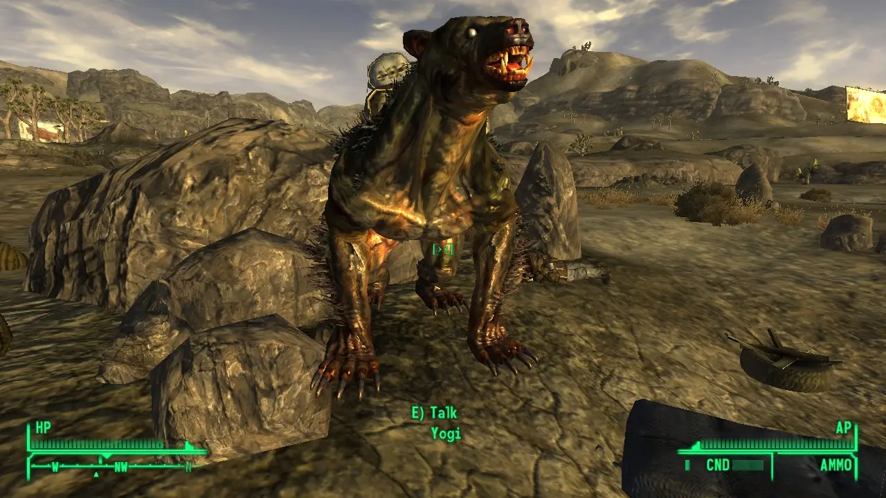 Yogi The Yao-Guai Companion at Fallout New Vegas - mods and community