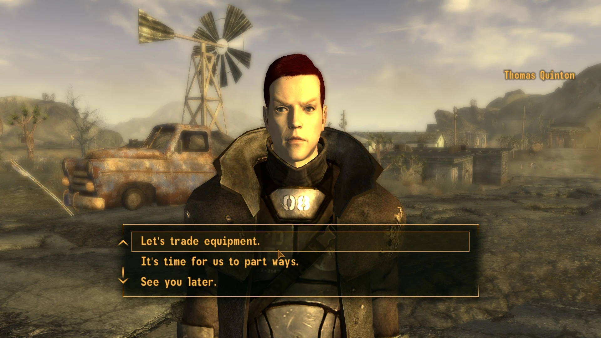 Thomas Quinton the Companion at Fallout New Vegas - mods and community