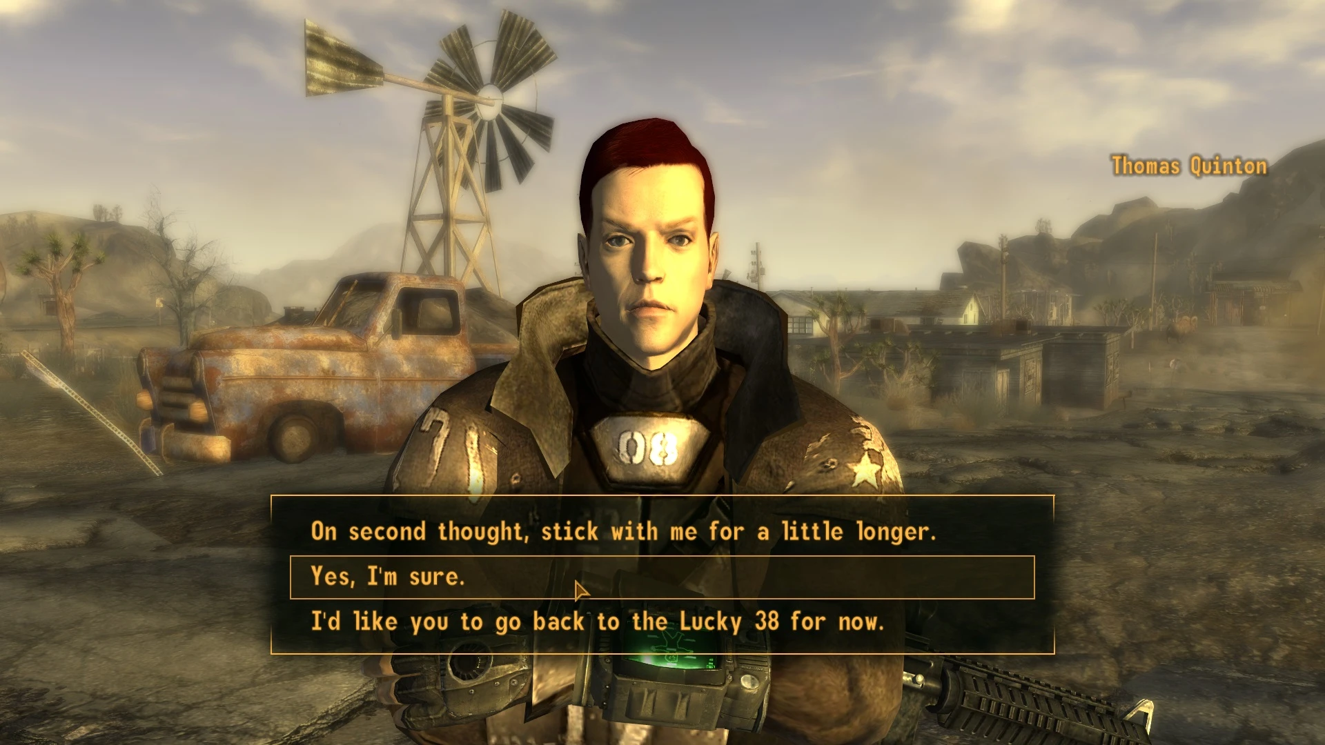 Thomas Quinton the Companion at Fallout New Vegas - mods and community