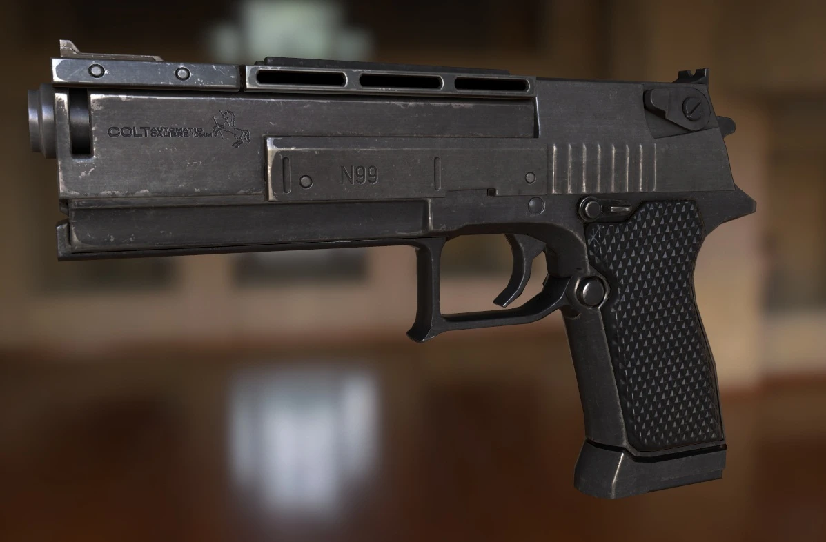 Weathered 10mm pistol fallout new vegas