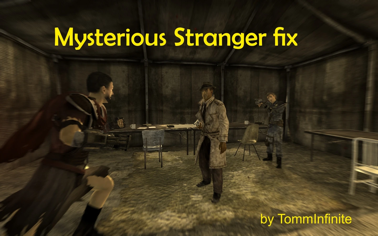 mysterious stranger in fallout shelter