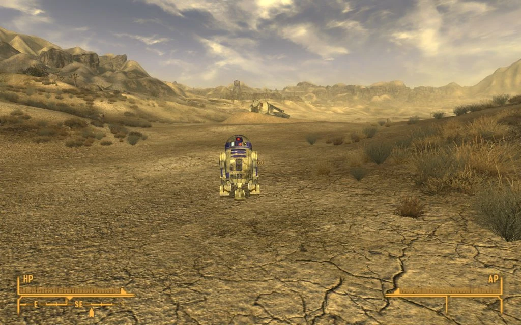 Fallout new vegas система. Fallout NV спутники. Robot following the code game.