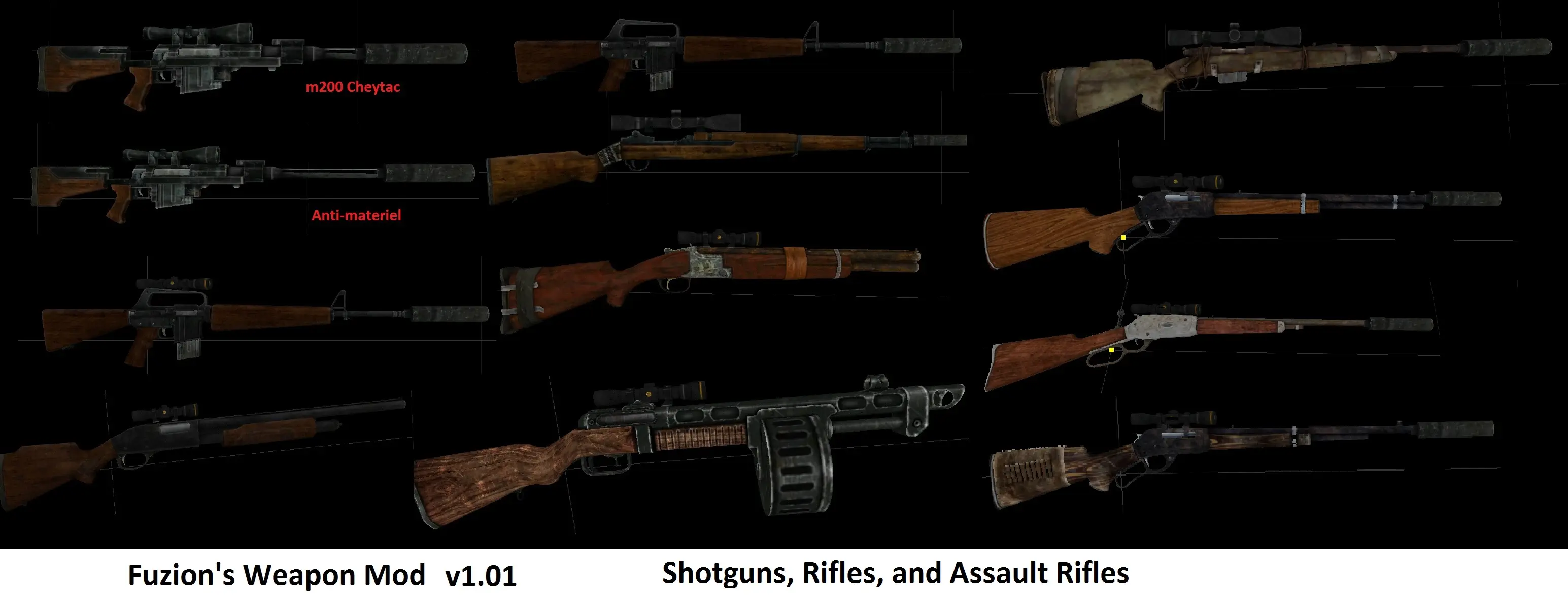 Weapon Mods New Vegas