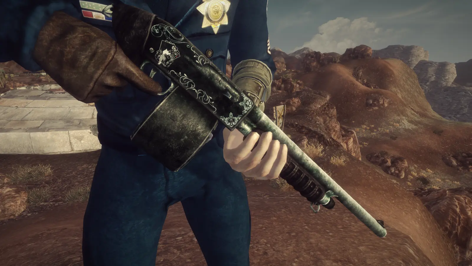 fallout new vegas riot shotgun