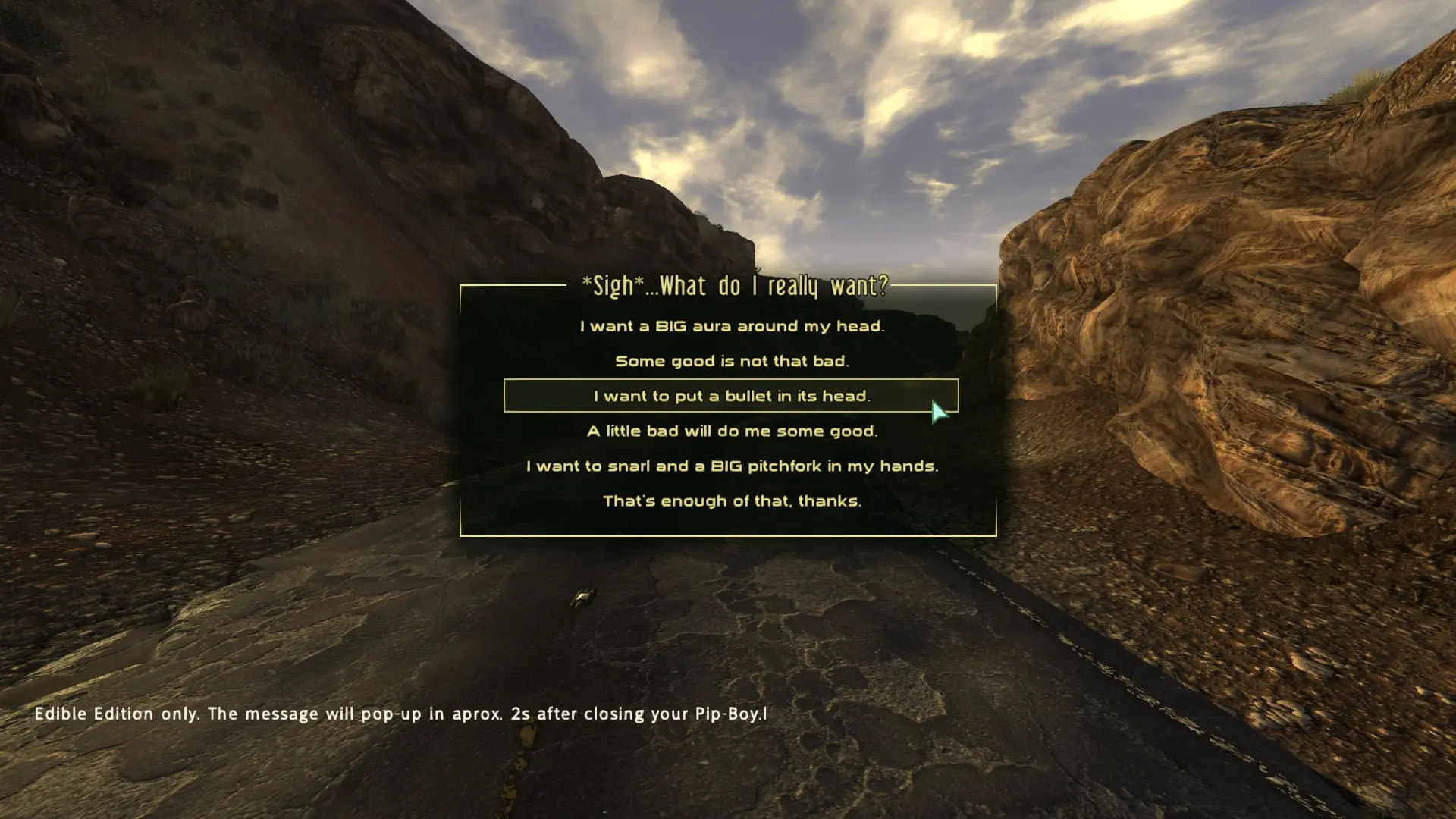 Shoot Karma In The Head at Fallout New Vegas mods and