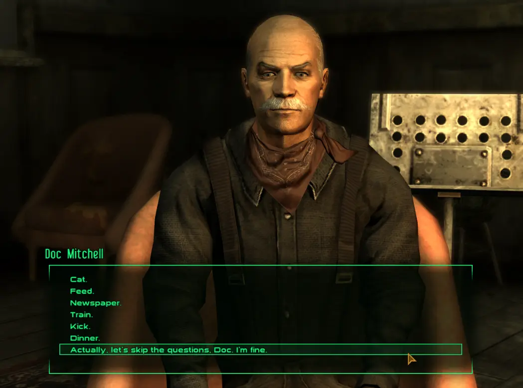 Skip Doc Mitchell's Exam at Fallout New Vegas - mods and community