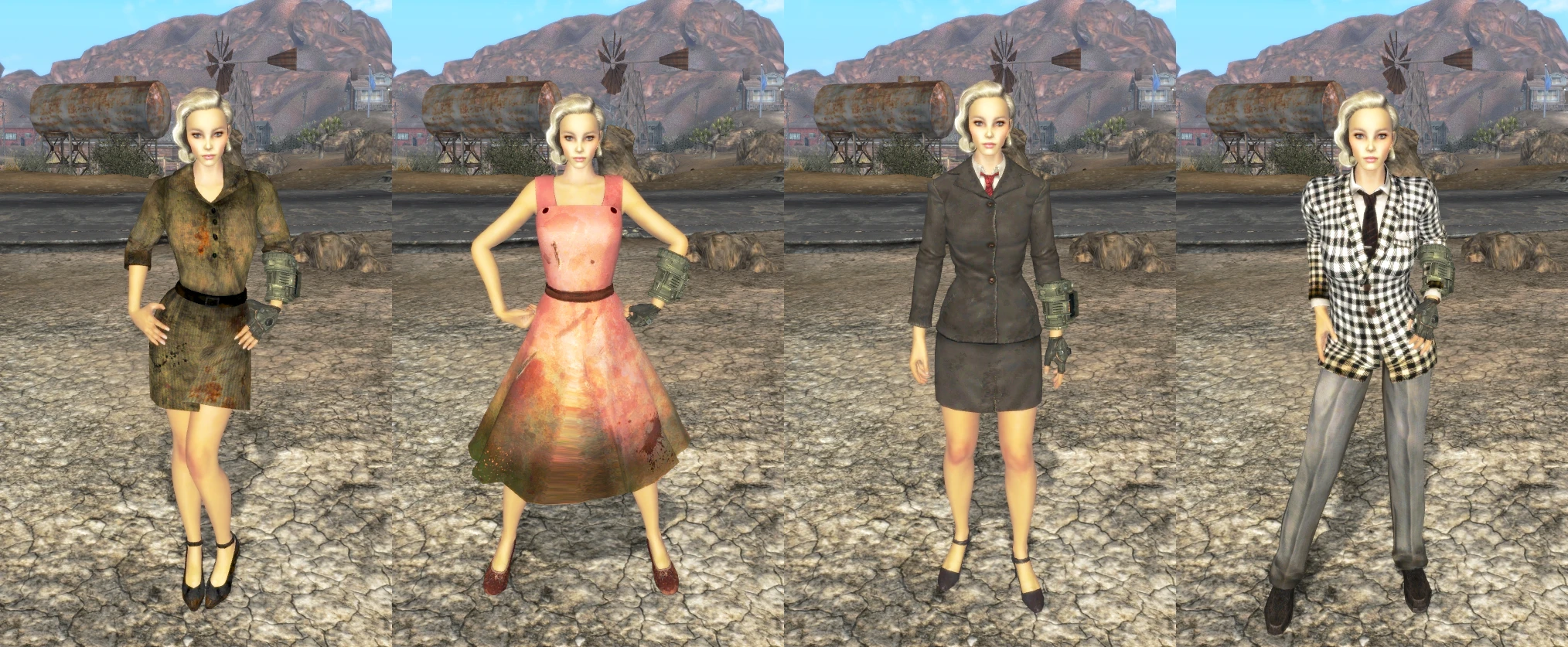 Fallout new vegas type 4 alternative outfits фото 21