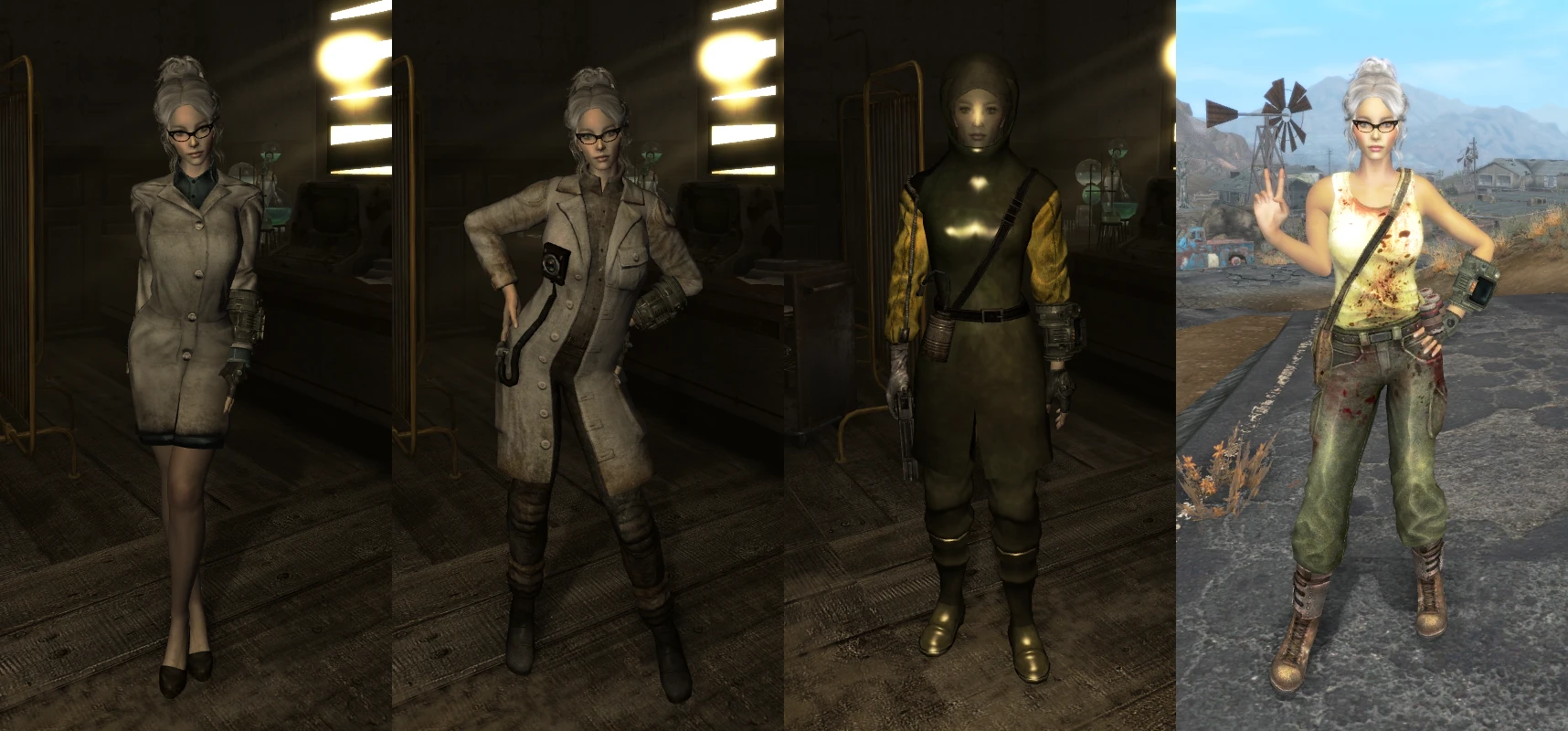 Fallout new vegas type 4 alternative outfits фото 5