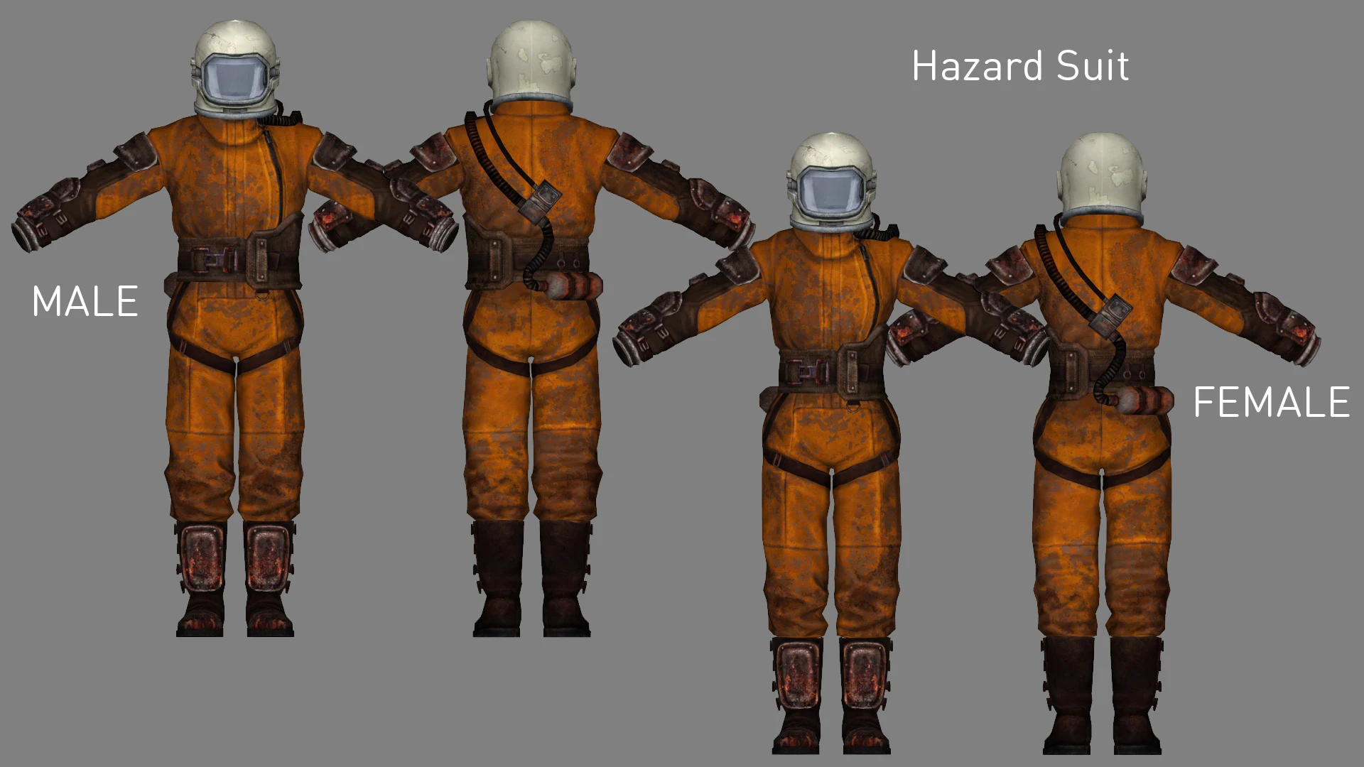 Hazard Suit. Many suits lethal company