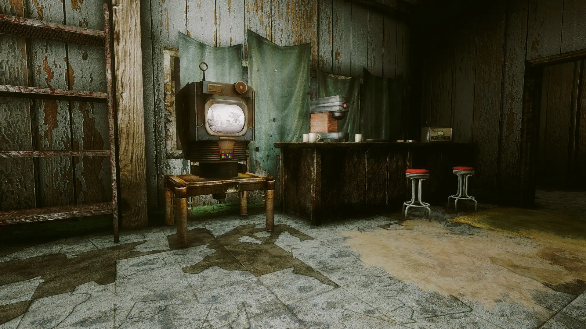 Securitron Tv Set At The Ncr Ranger Safehouse (modders Resource) At 