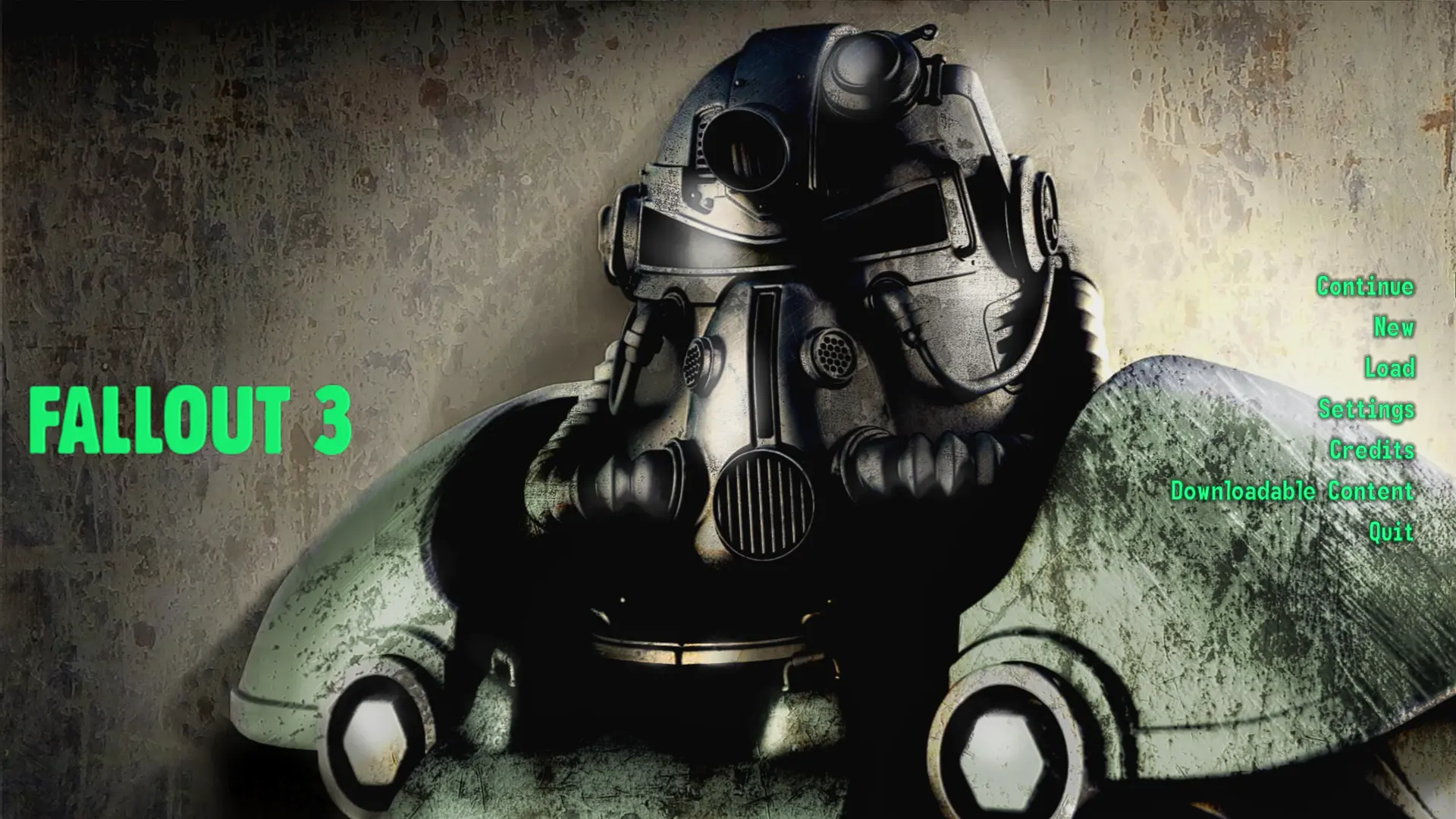 Fallout TTW loading screens loading wheel and Fallout 3 main menu song ...