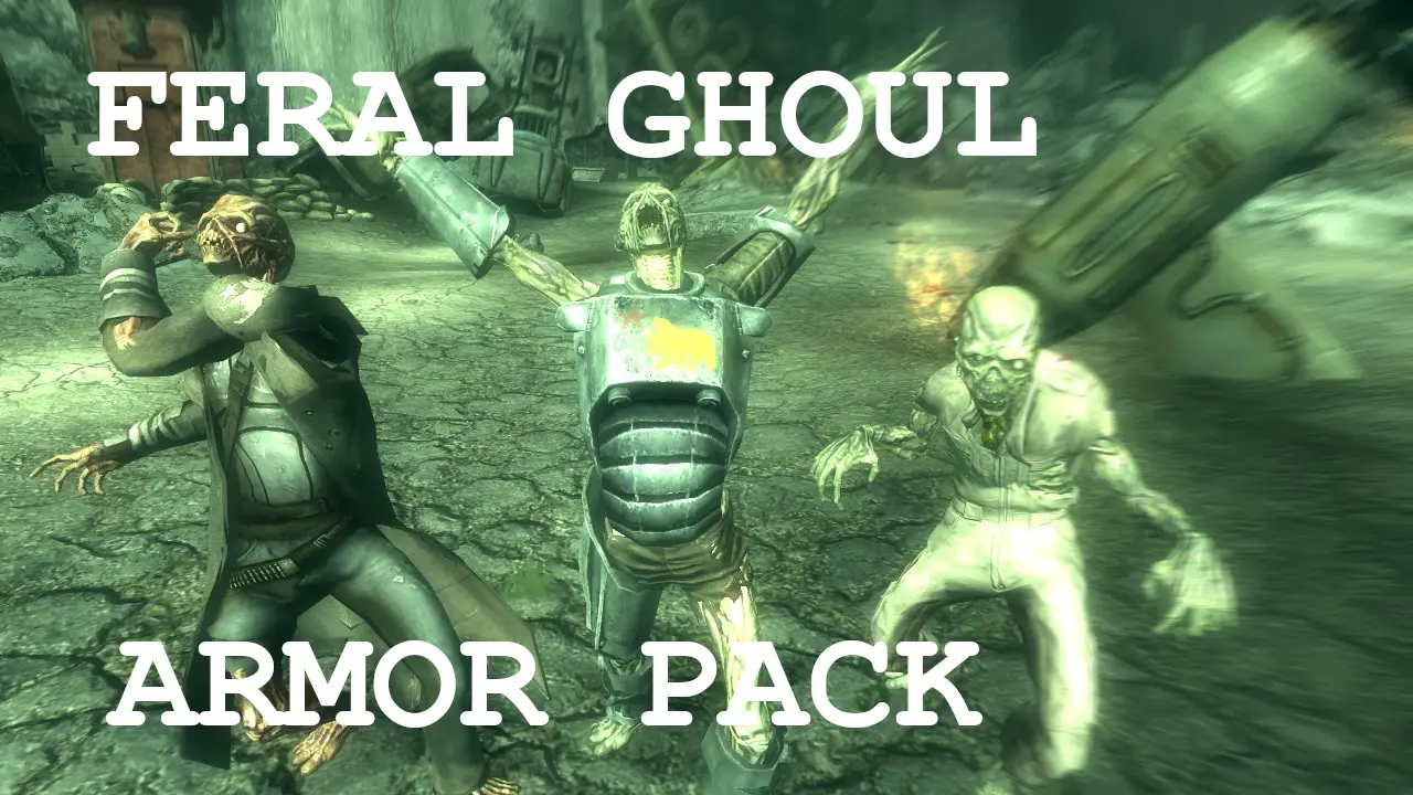 Feral Ghoul Armor and Outfit Pack at Fallout New Vegas - mods and community