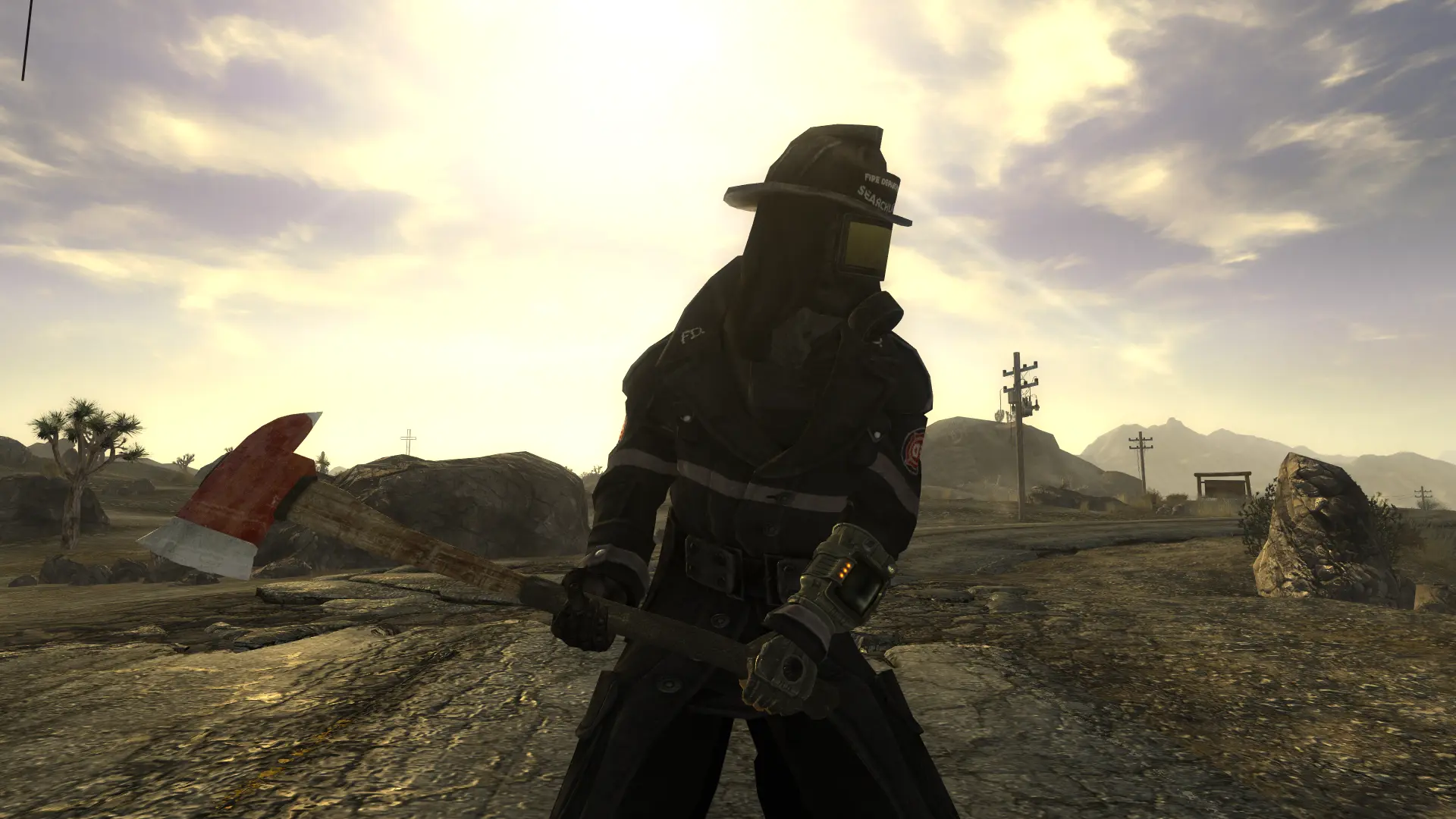 Searchlight Firefighter Outfit at Fallout New Vegas - mods and community