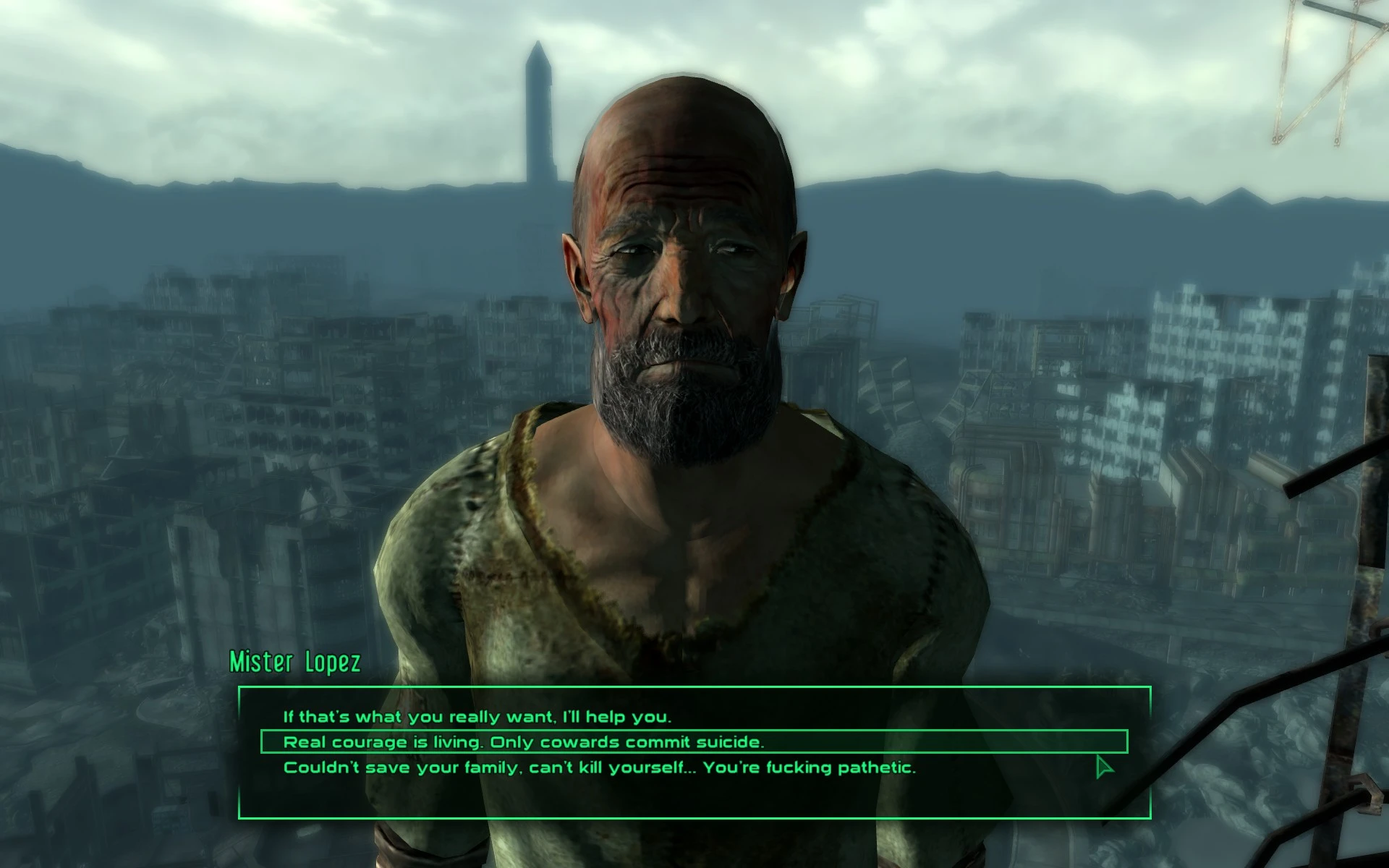 (ttw) Less Insensitive Mr. Lopez Dialogue At Fallout New Vegas - Mods 